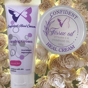 Confident Heal Cream Combo Healing and Rejuvenating Duo